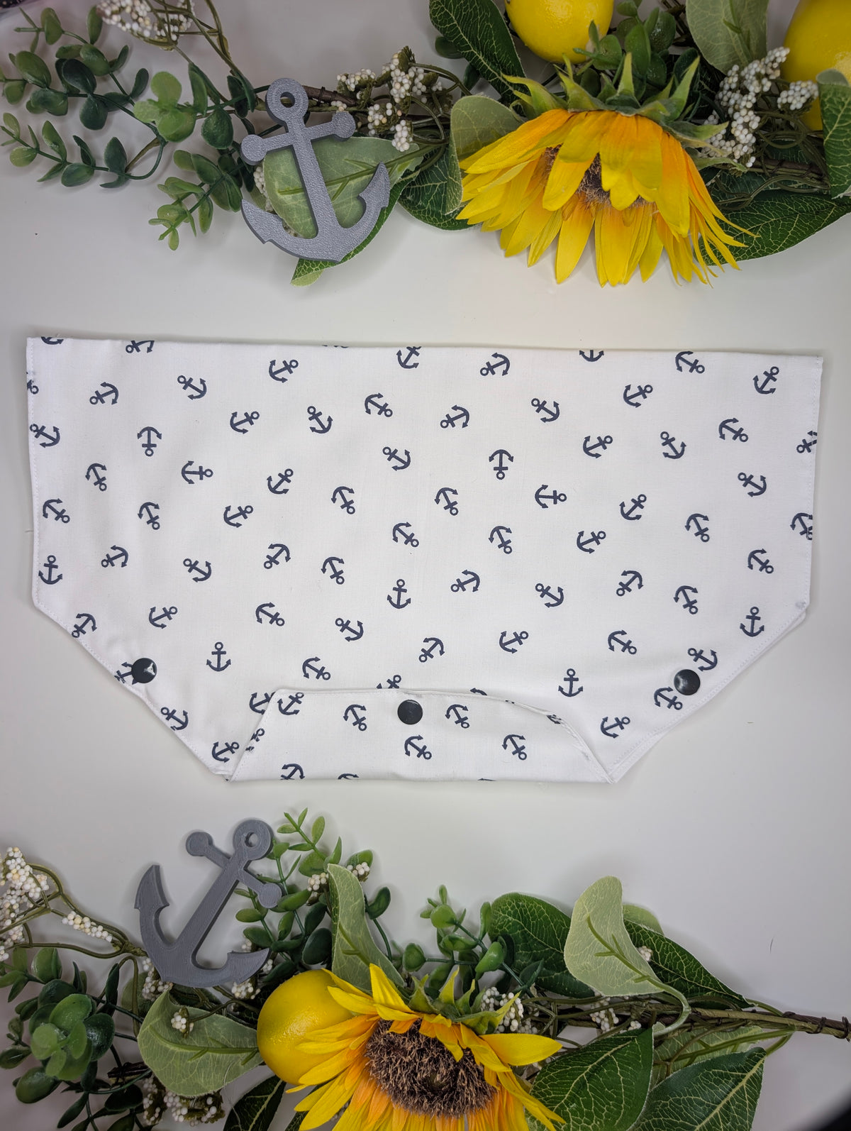 White anchor catheter belly bag