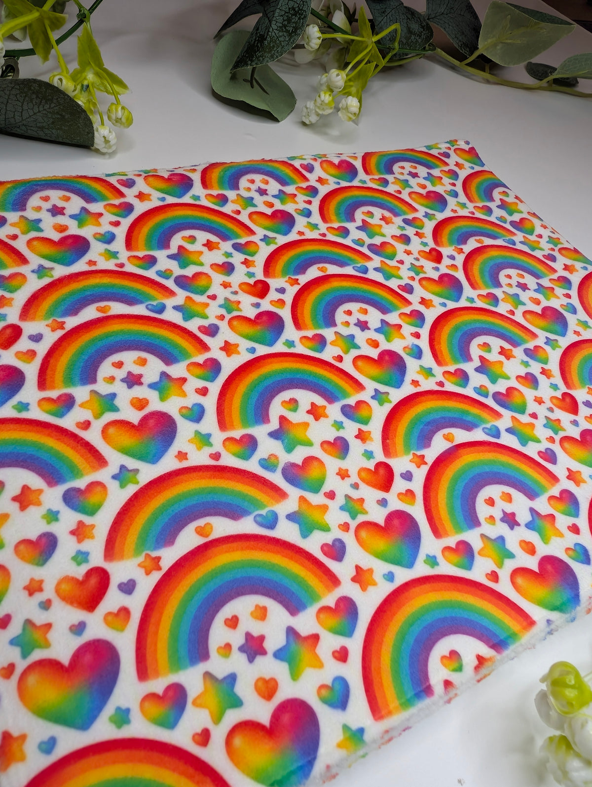 Rainbow heart Med mat