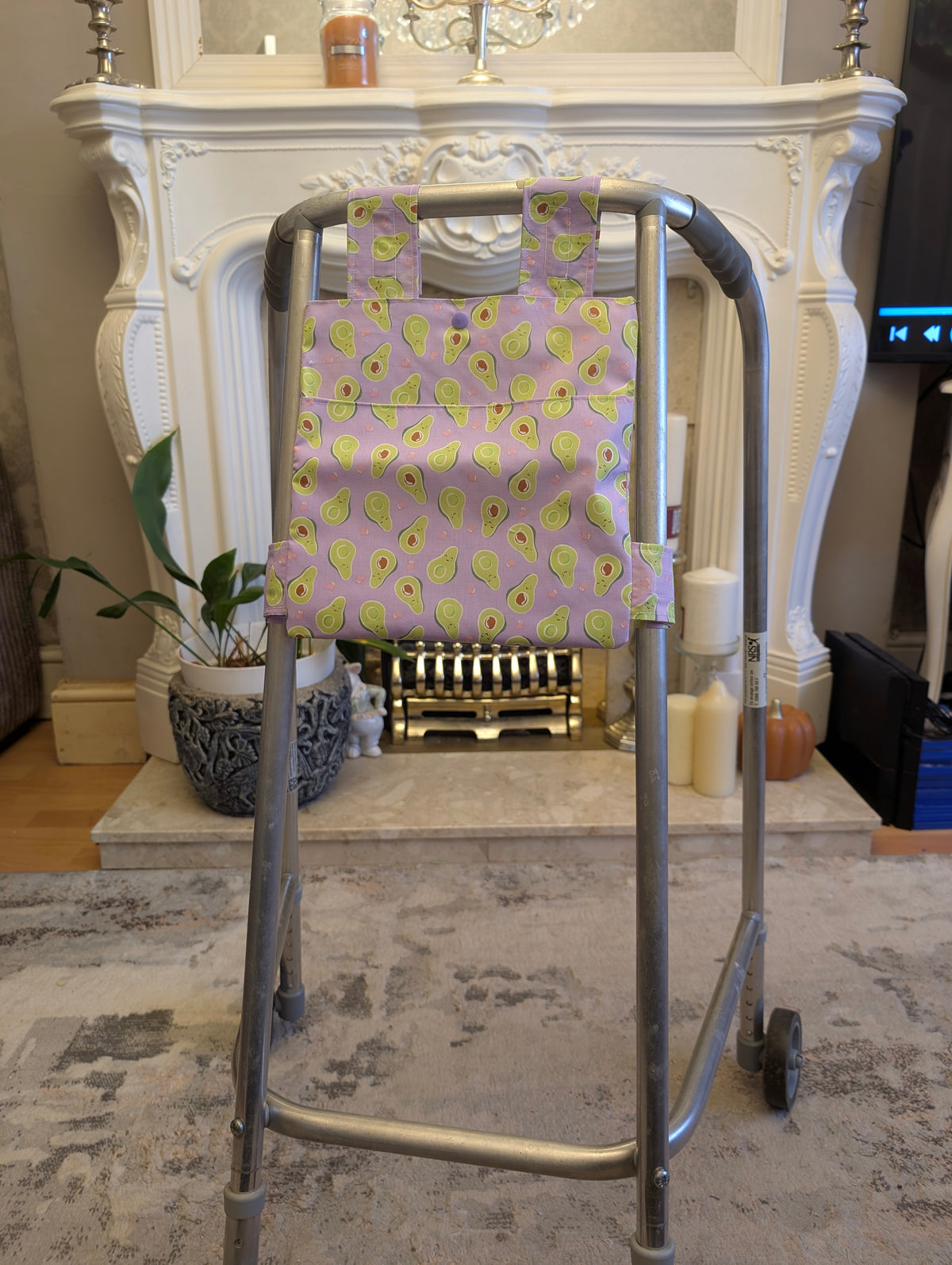 Avocado Zimmer frame bag