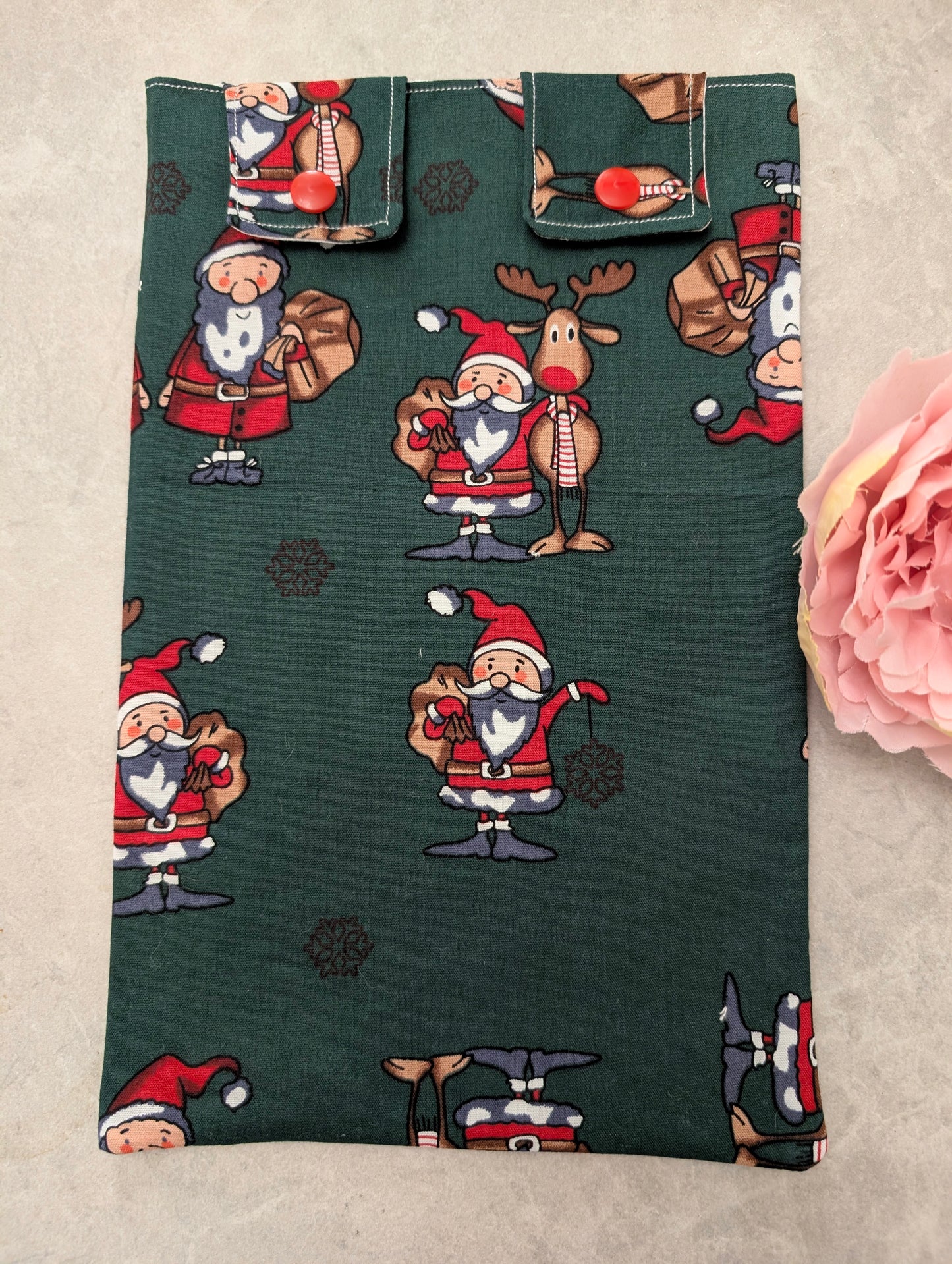 Santa reindeer catheter Leg Bag Cover