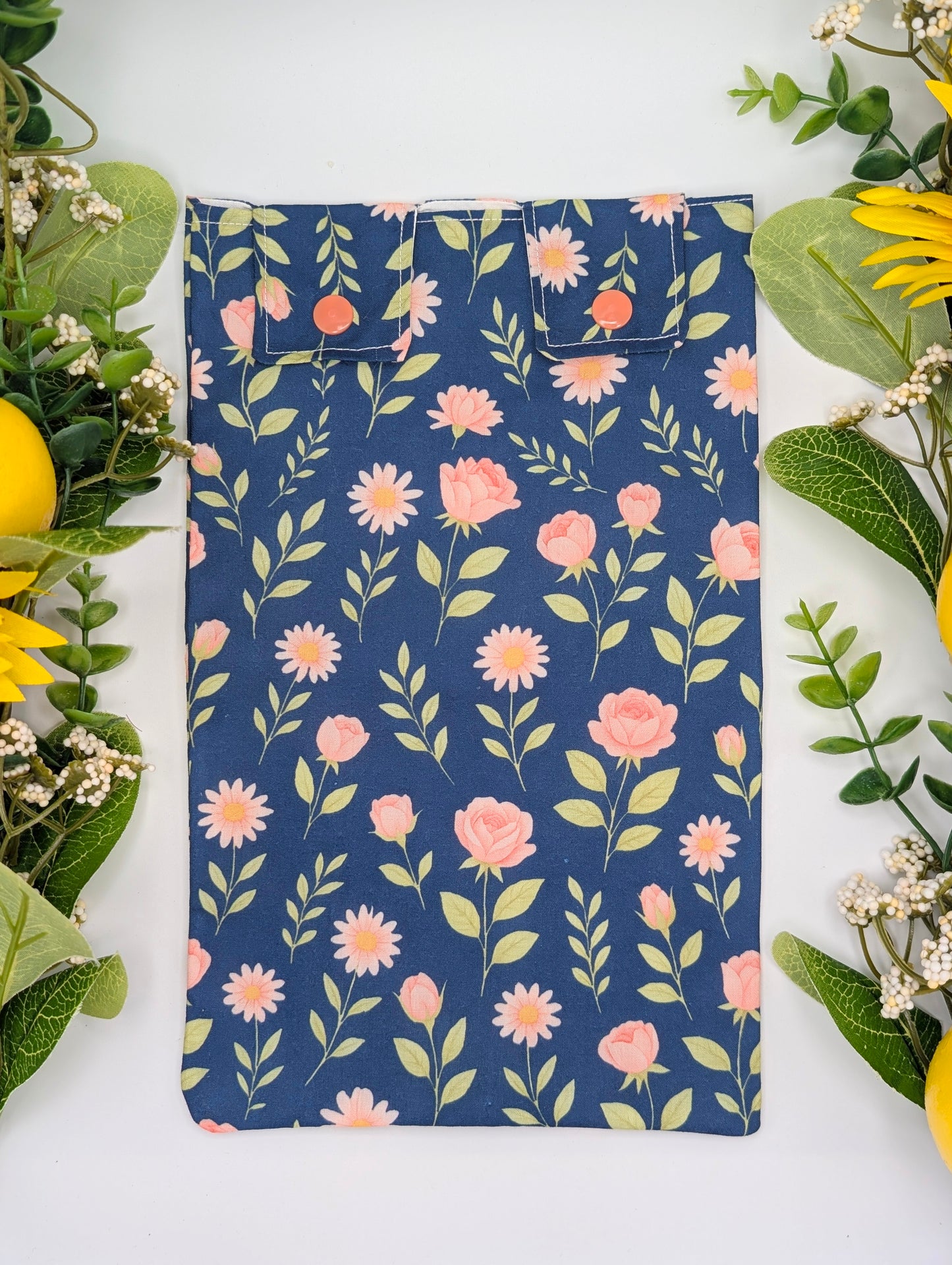 Navy rose Leg Bag Cover
