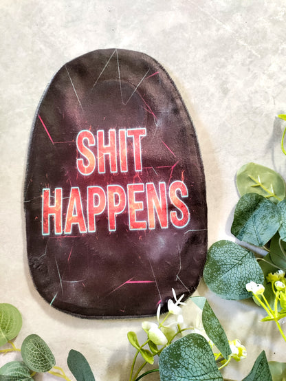 Shit happens stoma bag cover