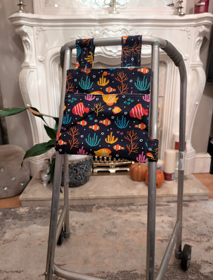 Coral reef Zimmer frame bag