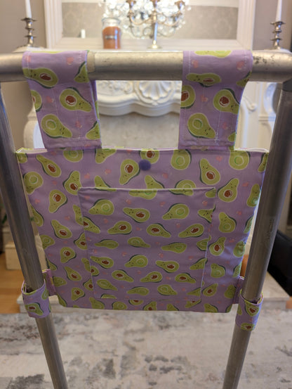 Avocado Zimmer frame bag