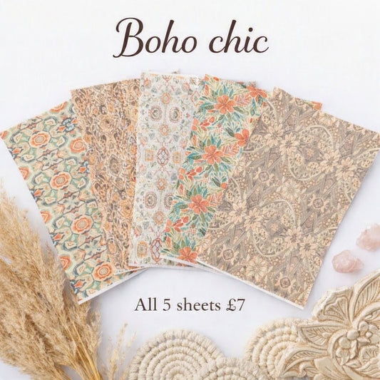 Boho chic 5pcs Tubie Tape