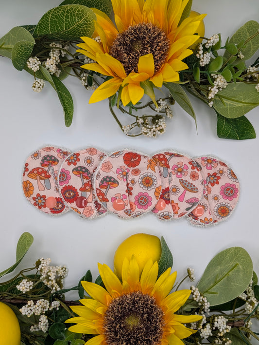 Hippy mushroom Tubie covers, G G/J tube, PEG tube, Tubie pads (Copy)