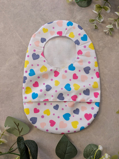 Multi heart stoma bag cover, Colostomy bag