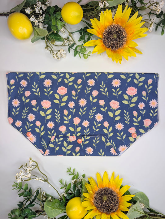 Navy rose catheter belly bag