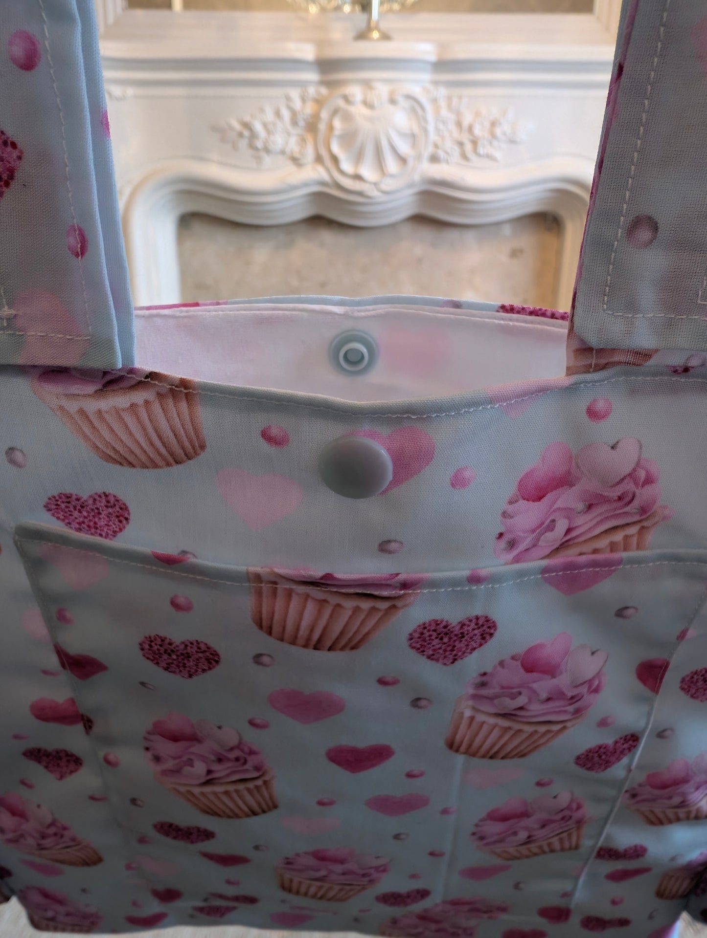 Cupcake Zimmer frame bag, walking frame bag, accessories, walking aid, handmade, bag, storage