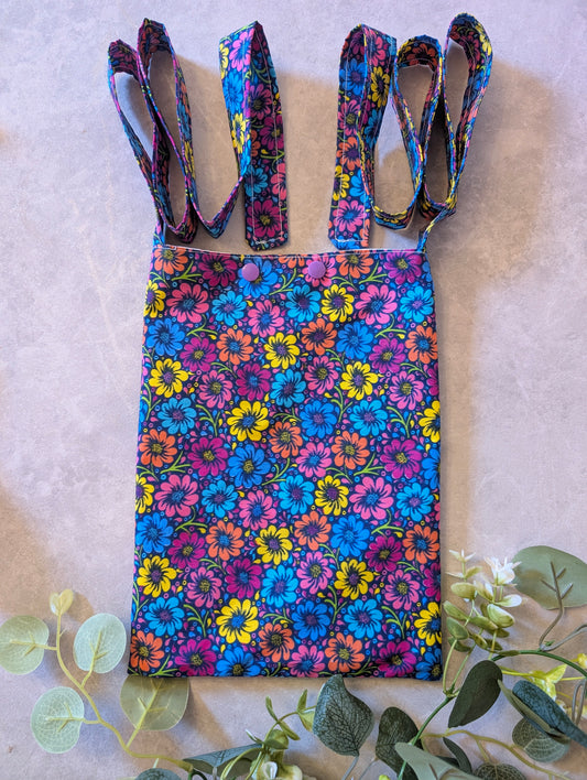 Bold floral syringe driver bag