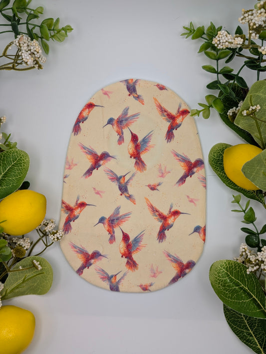 Hummingbird stoma bag cover, Colostomy bag