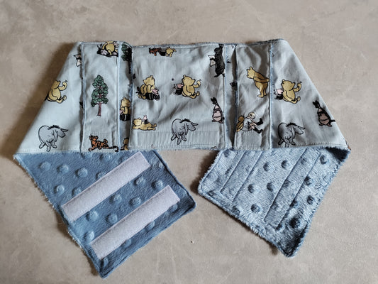 Classic Winnie the Pooh blue PEG tube belt
