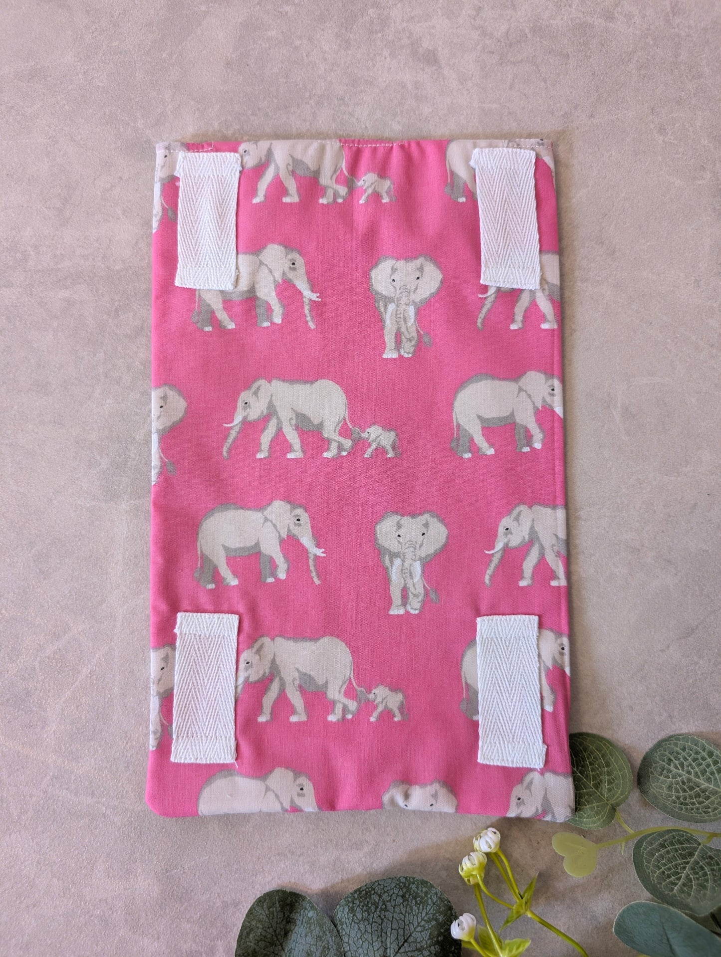 Pink elephant Leg Bag Cover