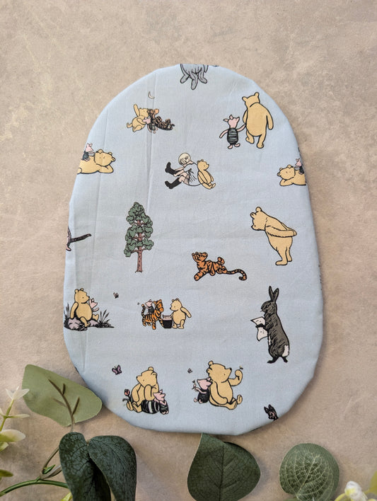 Classic pooh (blue) stoma bag cover, Colostomy bag