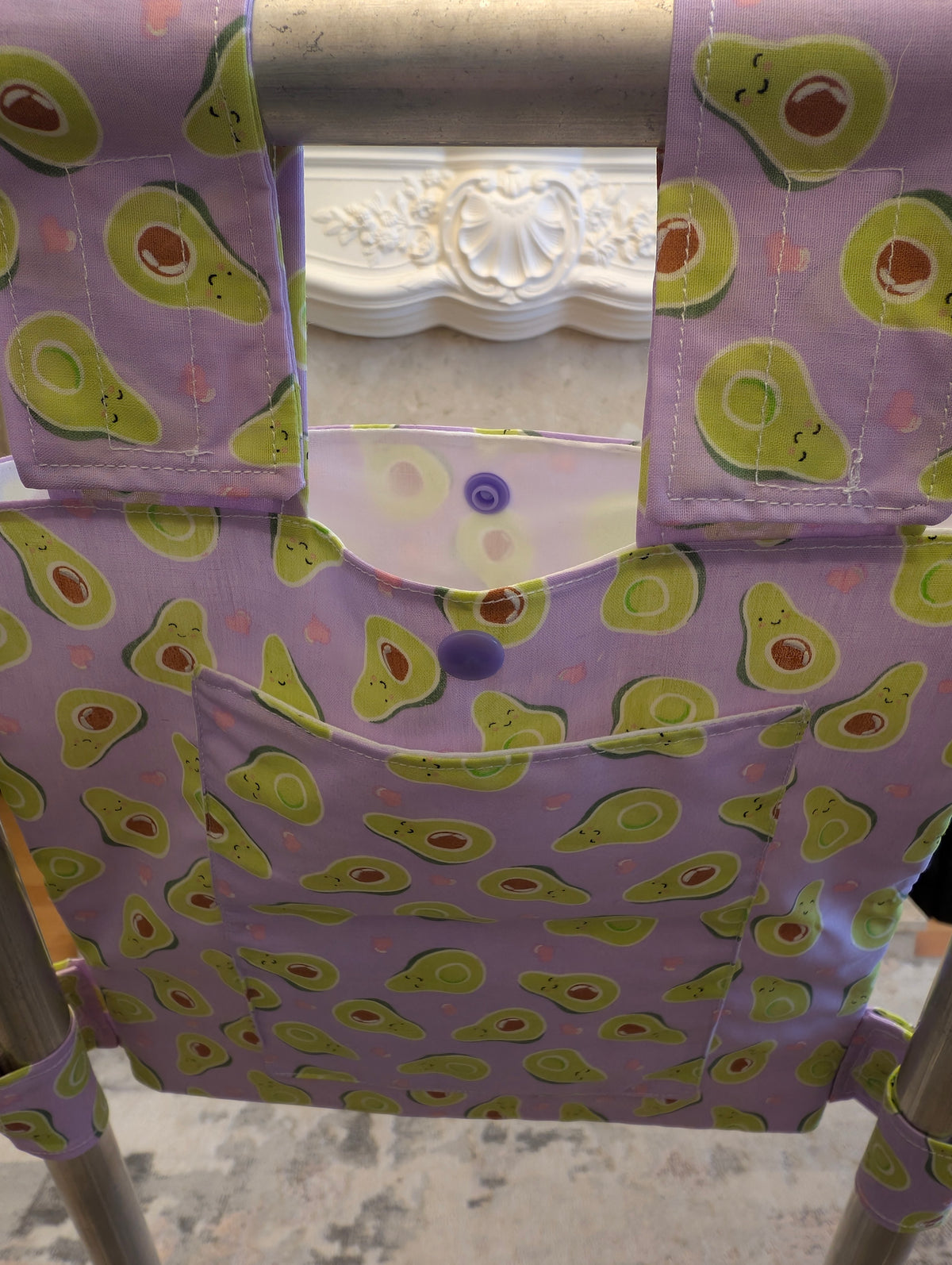 Avocado Zimmer frame bag