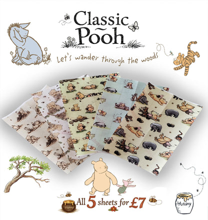 Classic pooh 5pcs Tubie Tape
