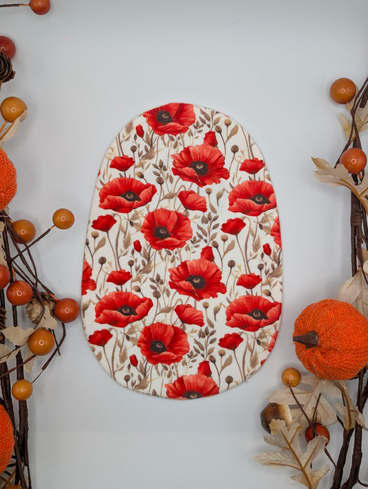 Poppy stoma bag cover, Colostomy bag
