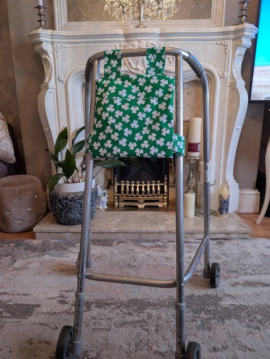 Clover Zimmer frame bag, walking frame bag, accessories, walking aid, handmade, bag, storage