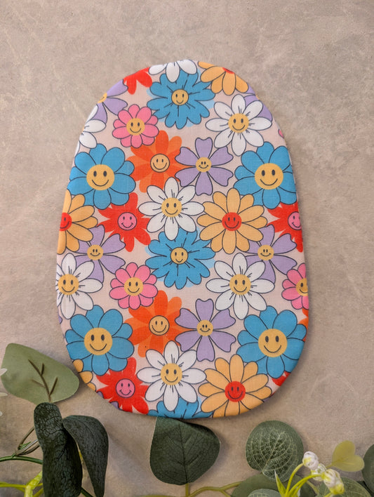 Flower faces stoma bag cover, Colostomy bag