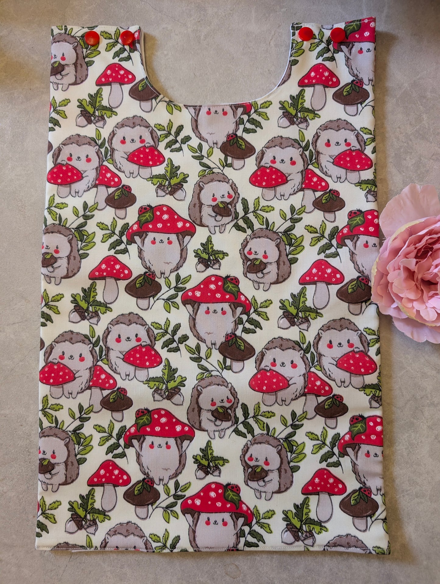 Hedgehog mushroom TPN bag cover