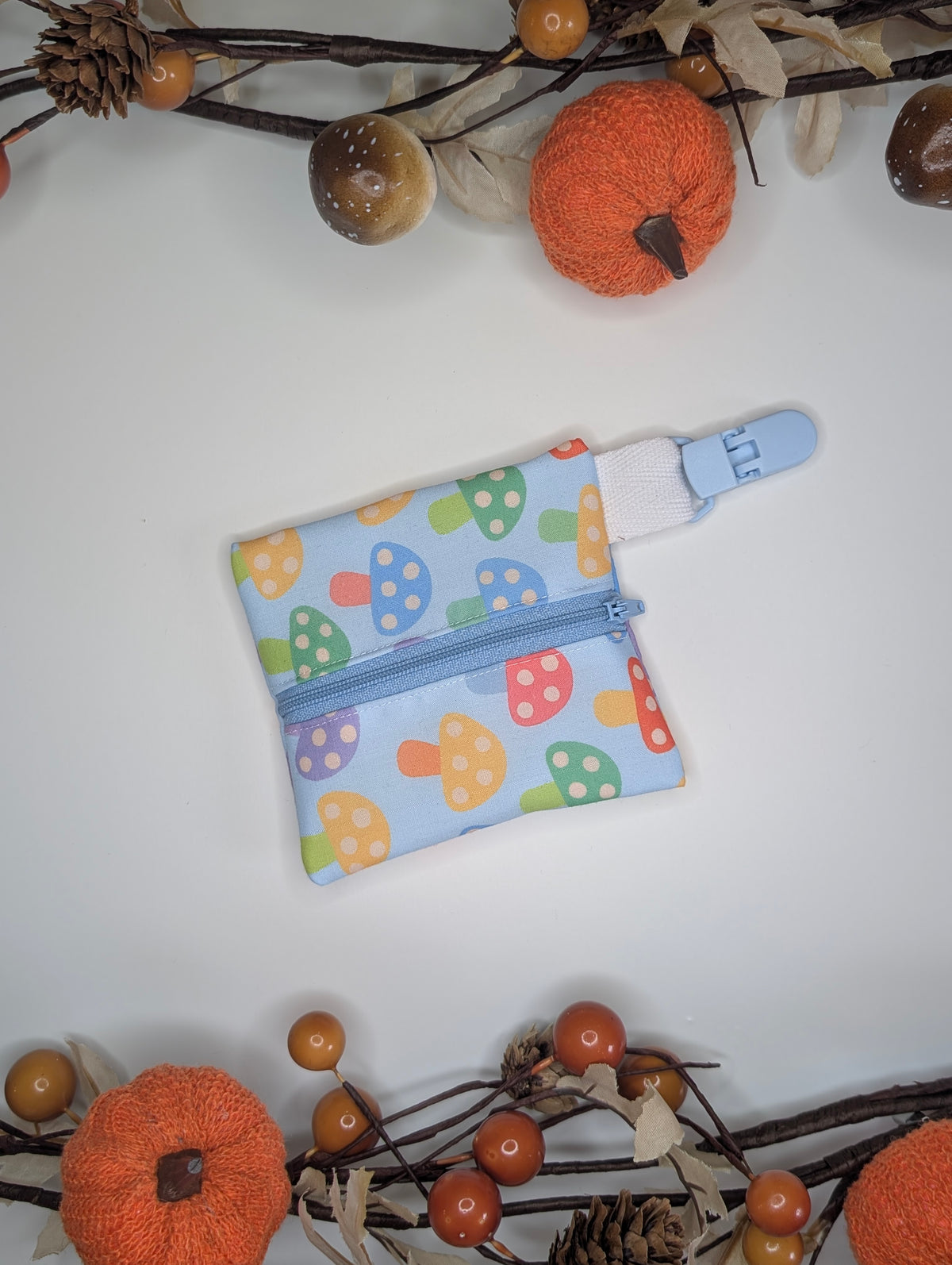 Coloured mushrooms Tube Tubie Pouch