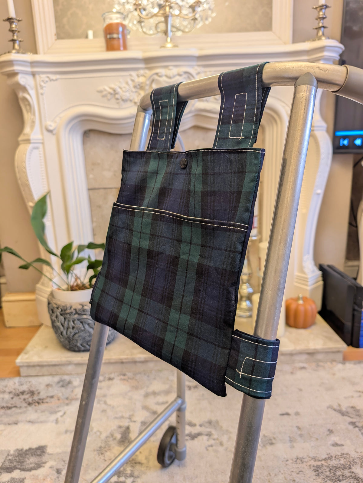 Dark Tartan Zimmer frame bag