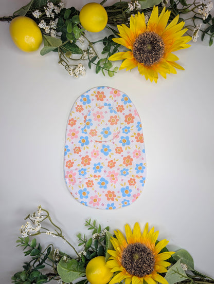 Soft floral stoma bag cover, Colostomy bag