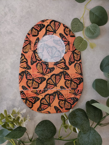 Butterfly stoma bag cover, Colostomy bag