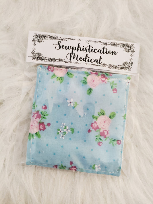Blue floral Peg Cover