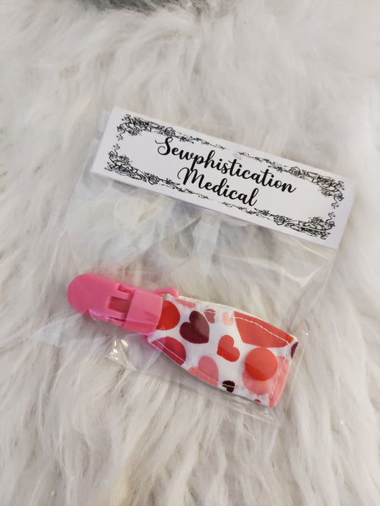 Red Heart Tubie Clip