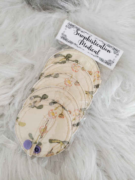 Simple sunflower Tubie covers, G G/J tube, PEG tube, Tubie pads