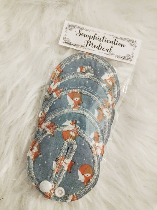 Winter fox Tubie covers, G G/J tube, PEG tube, Tubie pads