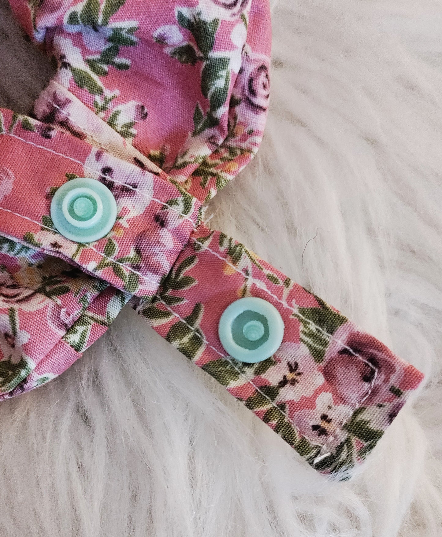Rose Garden tubie scrunchie