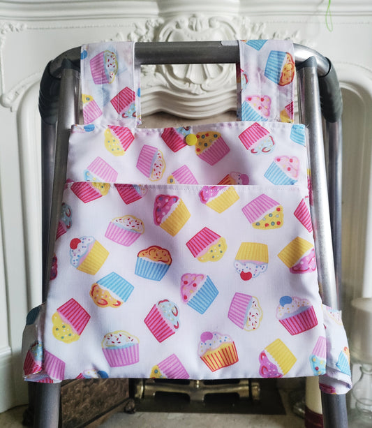 Cupcake Zimmer frame bag, walking frame bag, accessories, walking aid, handmade, bag, storage