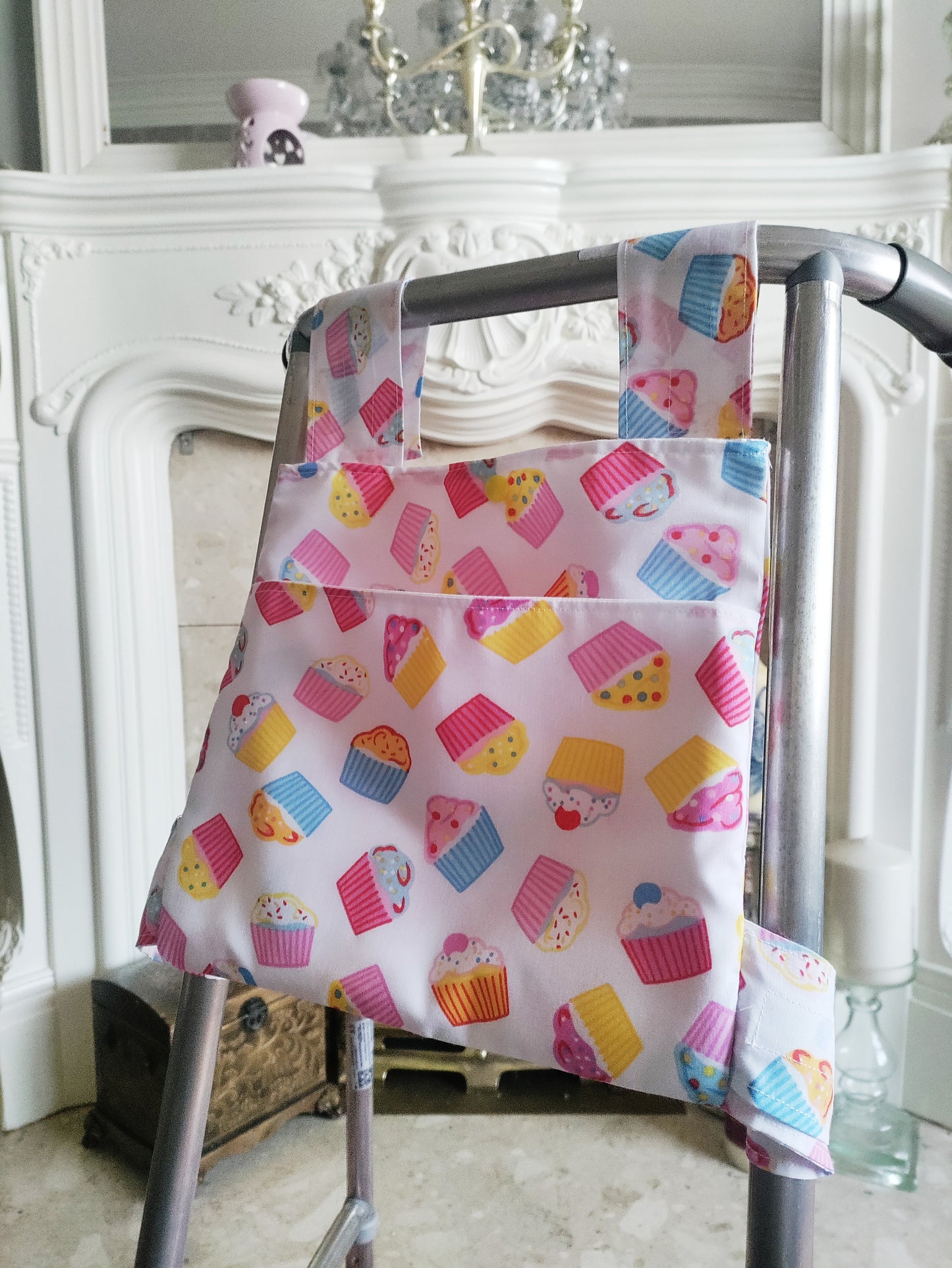 Cupcake Zimmer frame bag, walking frame bag, accessories, walking aid, handmade, bag, storage