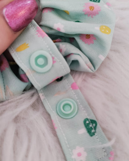 Glitter mushroom tubie scrunchie