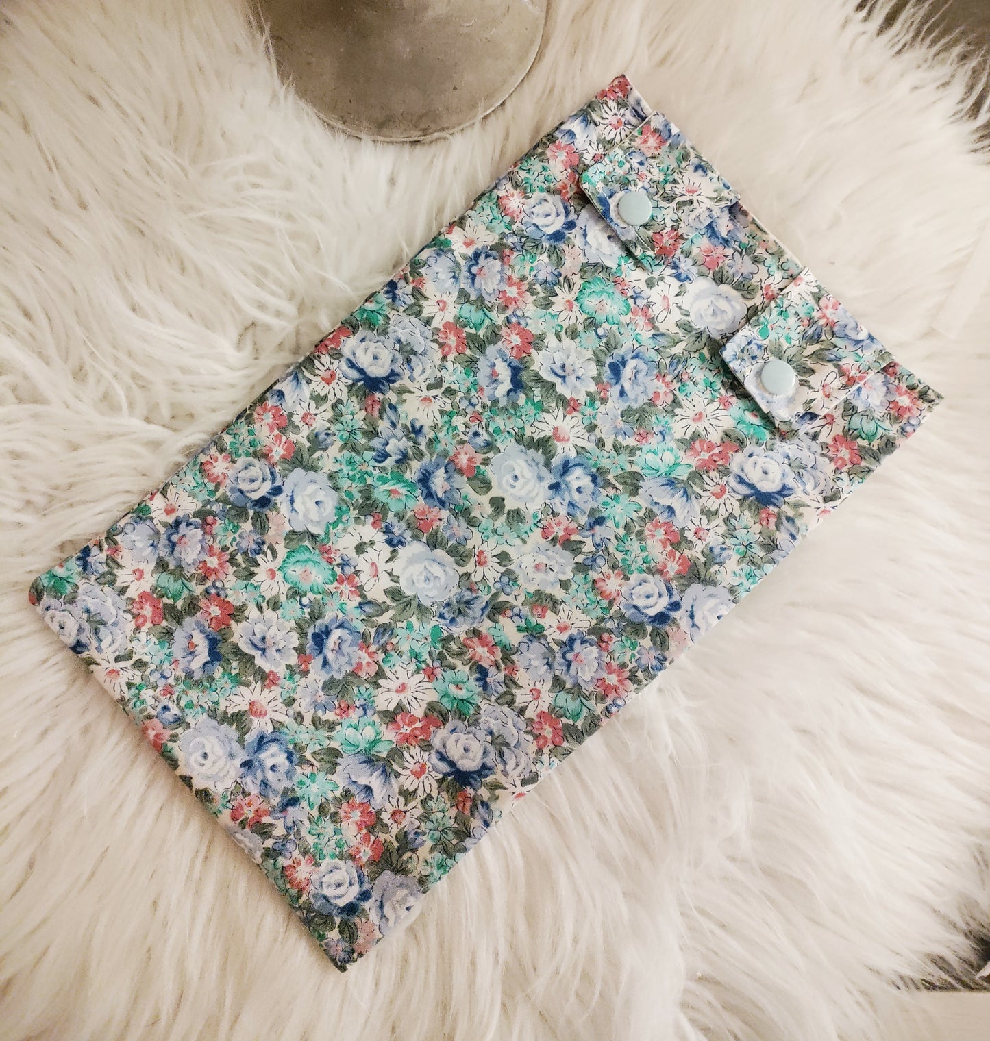 Purple floral Leg Bag Cover