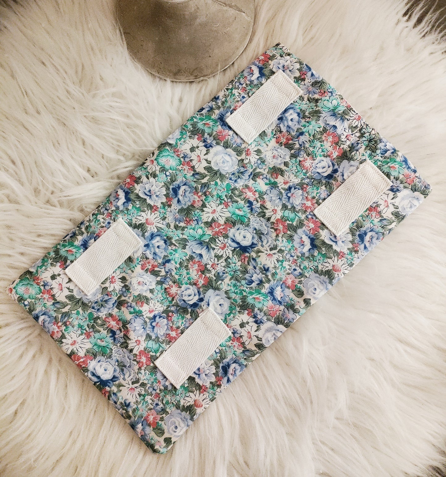 Purple floral Leg Bag Cover