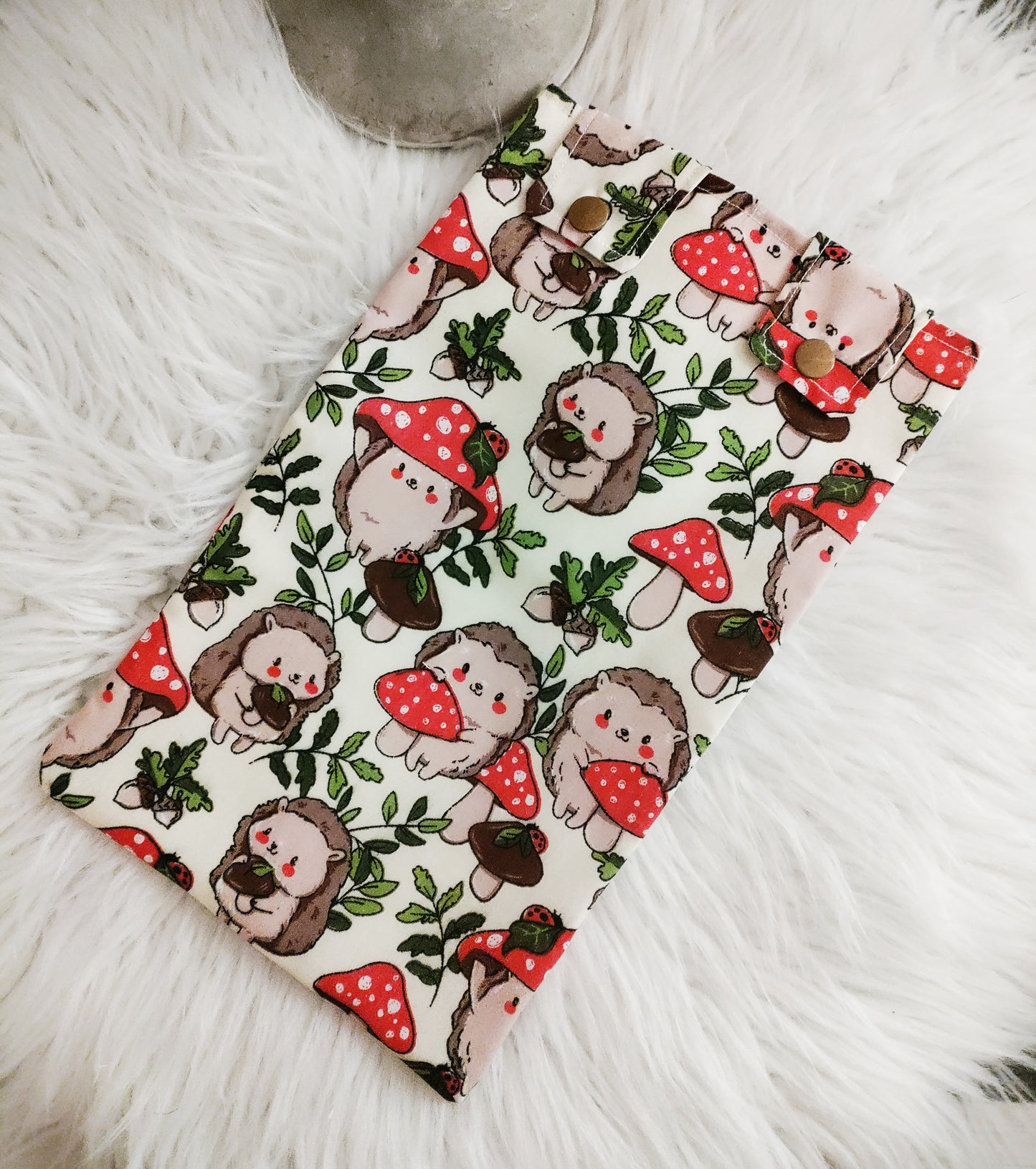 Hedgehog mushroom leg Bag Cover