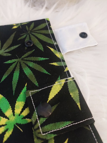 Dark leaf Leg Bag Cover
