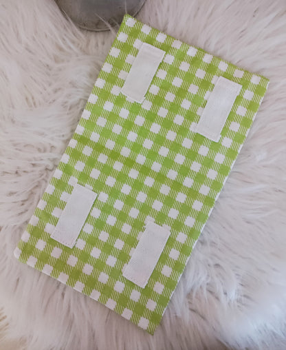 Green check Leg Bag Cover
