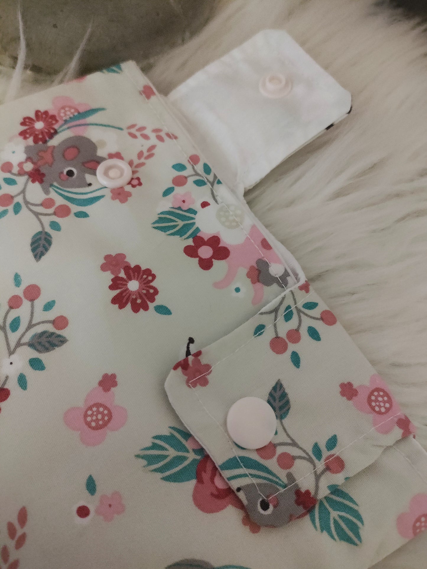 cream woodland Leg Bag Cover