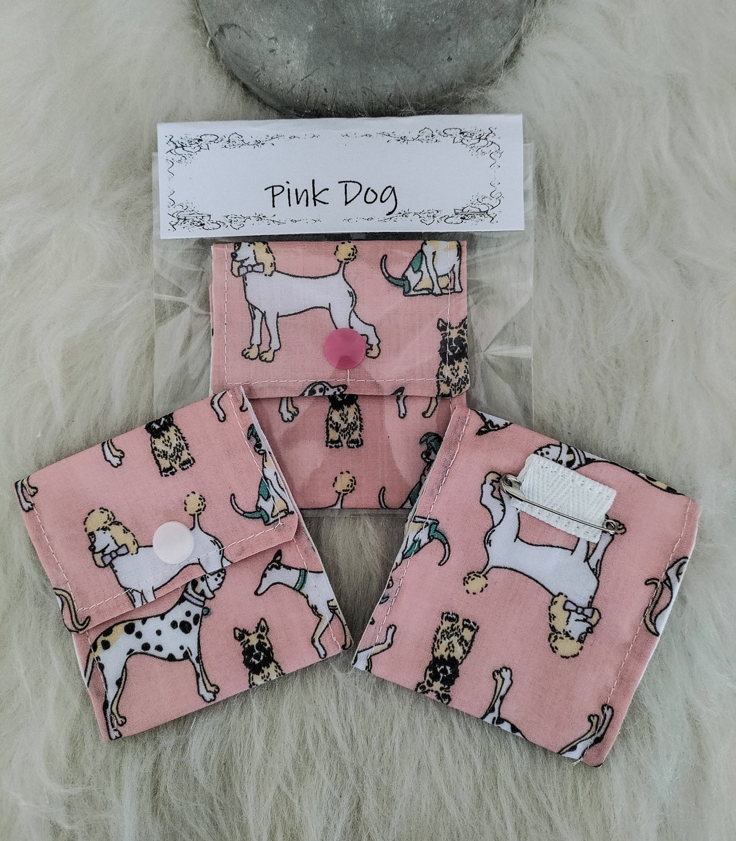 Pink Dog tubie pouch