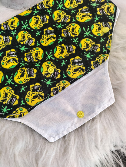 Yellow Skull Belly Bag Cover