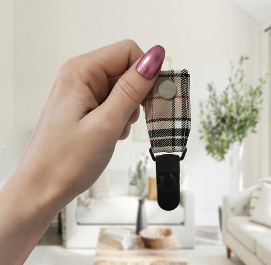 Tartan  Tubie Clip