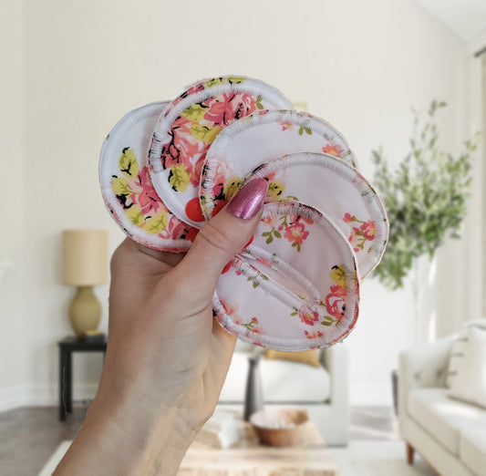 Pale floral Tubie covers, G G/J tube, PEG tube, Tubie pads