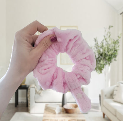 Super soft pink tubie scrunchie