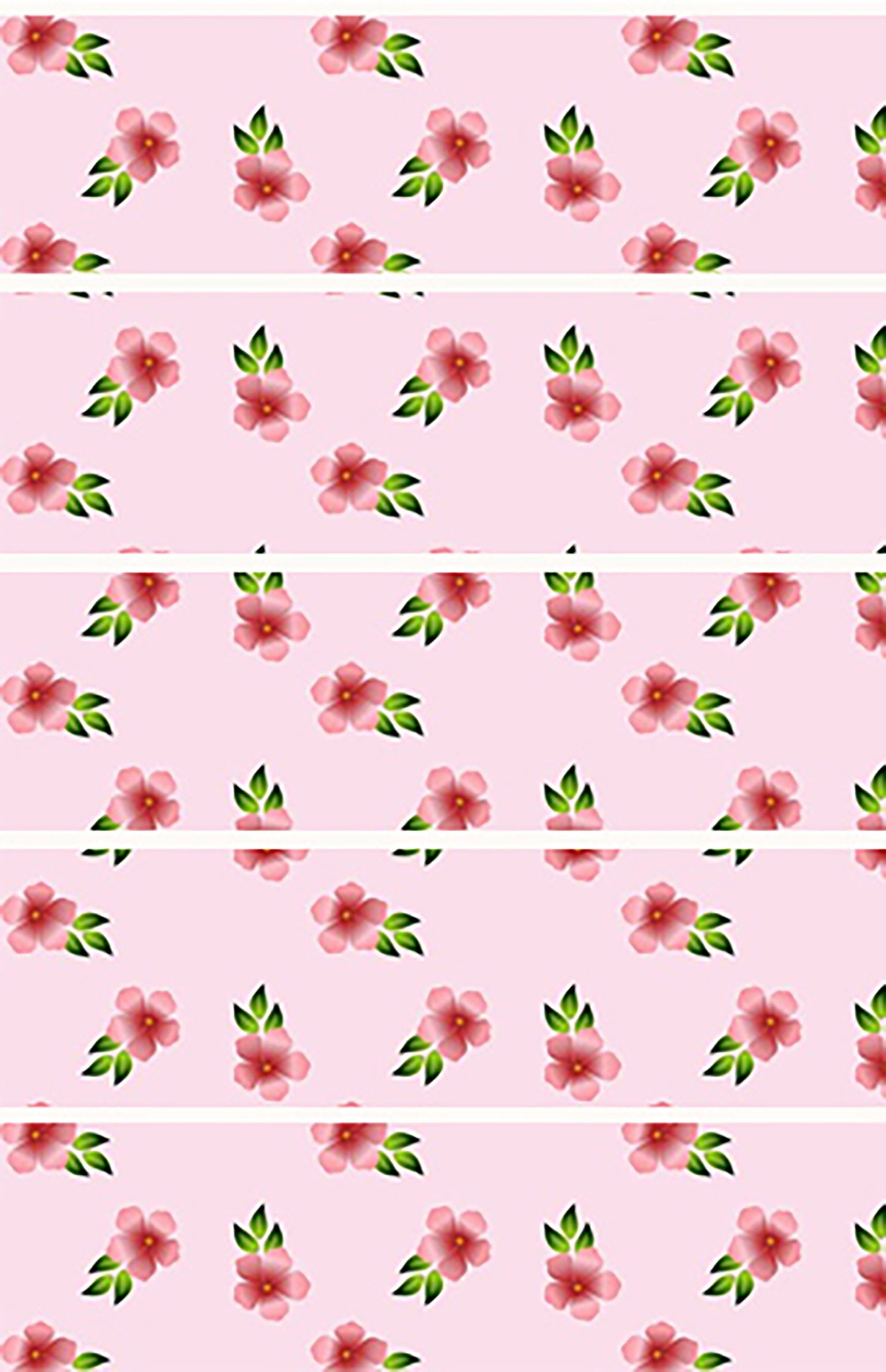 Pink Floral Tubie Tape