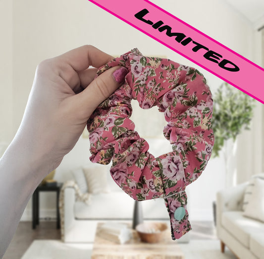 Rose Garden tubie scrunchie